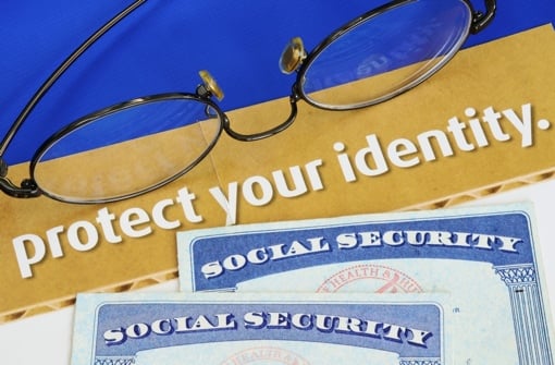 Protect Your Identity image with Social Security cards