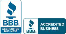 Better Business Bureau Accredited Business logos
