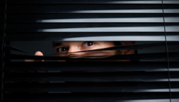 Man peeping