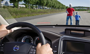 Volvo Pedestrian Safety System