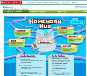 scholastic homework hub flash card maker