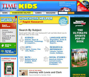 Homework helper language arts websites