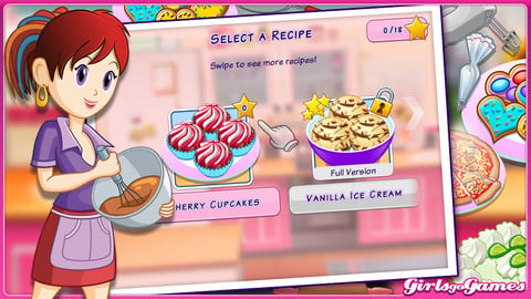 Sara's Cooking Class: Red Velvet Cake Gameplay 