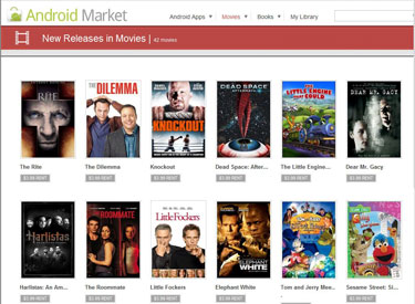 Android Market Movies