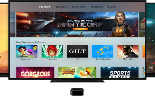 Apple TV Adds Top Charts; Games Lead List of Paid Apps