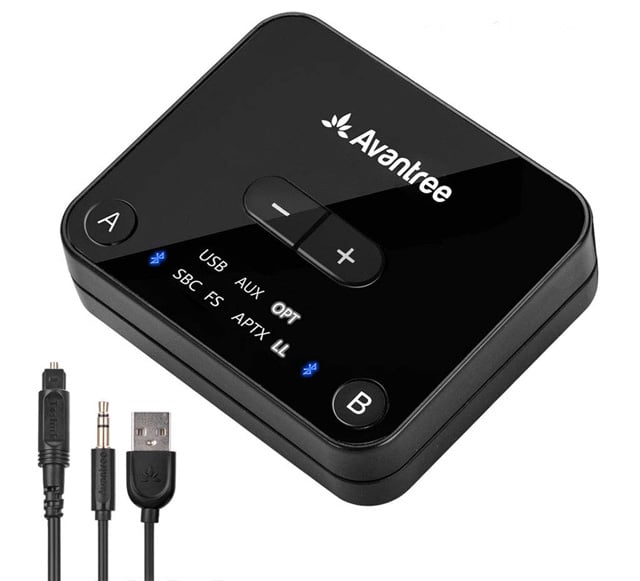 Avantree Audiokast Plus Bluetooth Transmitter for TV PC
