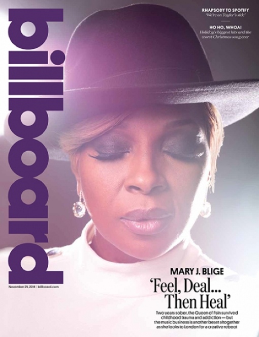 Billboard Nov. 29 cover with Mary J. Blige