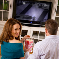 couple watching TV