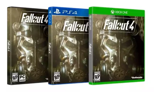 Fallout 4 game boxes