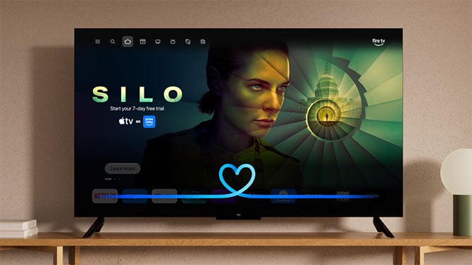 Alexa+ activated with a TV showing Silo show.