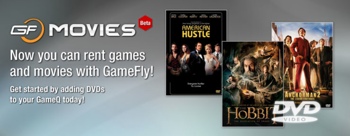 GameFly Movies splash