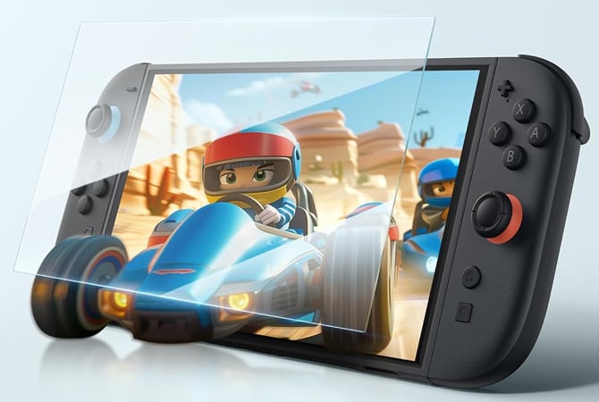 JSAUX Screen Protector for Nintendo Switch 2