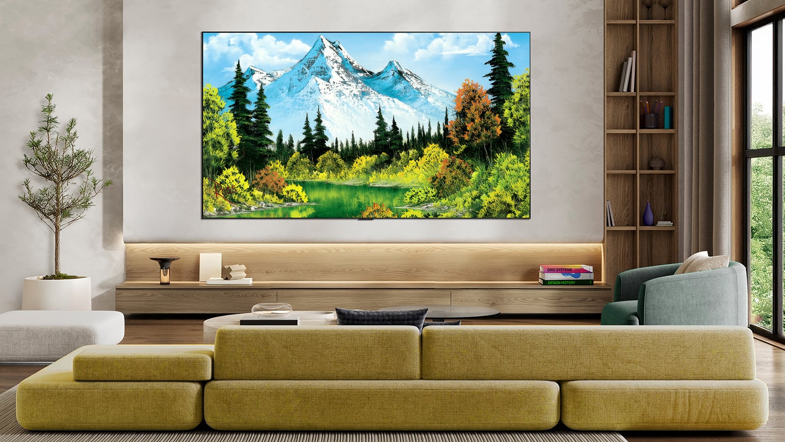 Your LG TV can now display Bob Ross paintings when it’s off