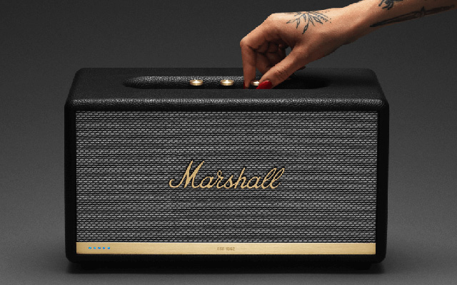 Best Bluetooth speaker design: Marshall Stanmore II Voice