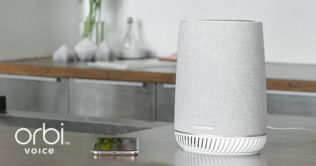 Negear Orbi Mesh Wi-Fi System with Orbi Voice Smart Speaker