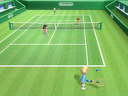 Wii Sports tennis