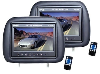 Pyle Headrests with Built-In LCD Monitors
