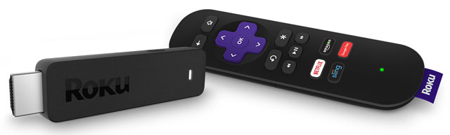 Roku Streaming Stick with its remote