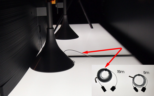 Samsung invisible connection cable