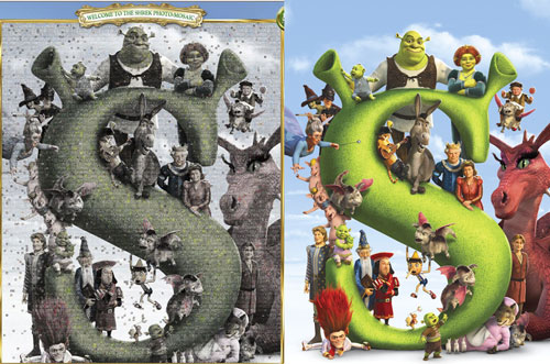 Shrek mosaic