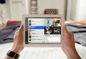Spotify on an iPad