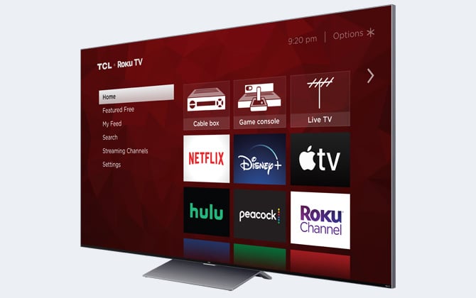 TCL 6 Series TCL Roku TV (model R648)