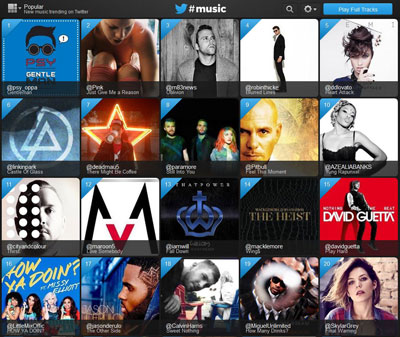 Twitter #music