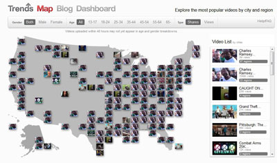 YouTube Trends Map