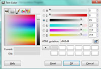 GIMP Color selector