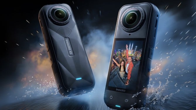photo of Insta360 X5 cameras