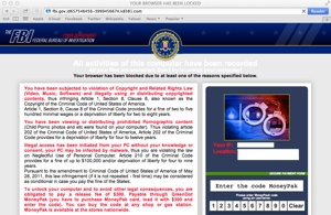 FBI ransomware page