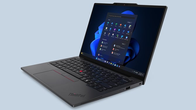The Lenovo ThinkPad X13 Gen 7 is available with Intel (shown here) and AMD processors.
