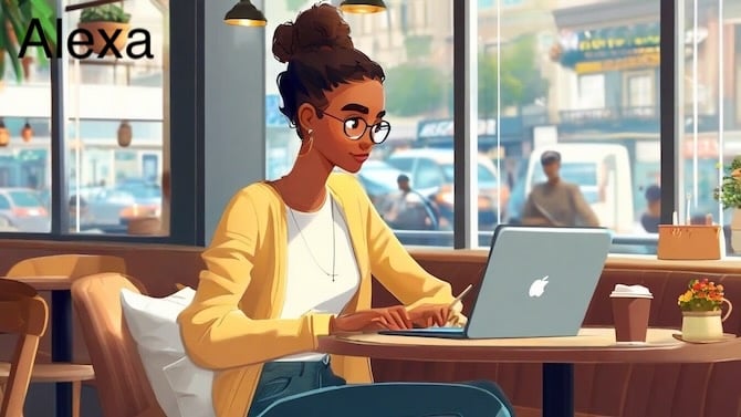 Alexa.com rendering of the prompt: 