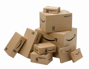 Amazon box pile