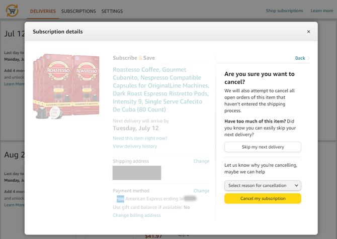 How to Cancel Amazon Subscribe & Save - Techlicious