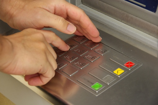 ATM PIN pad