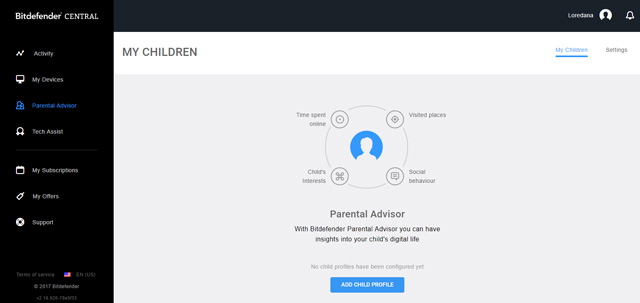 bitdefender parental controls