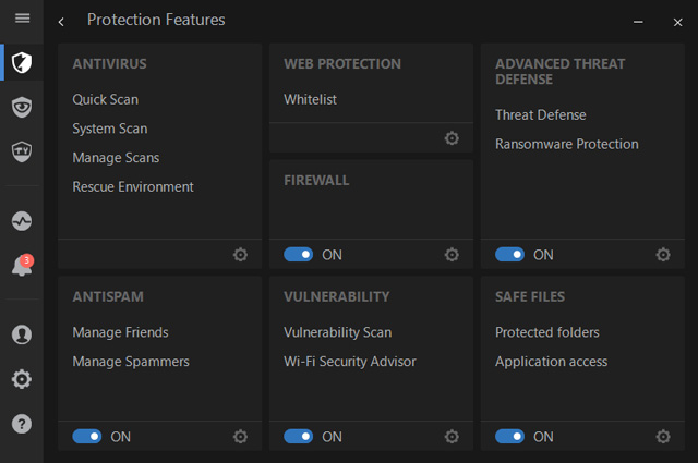 bitdefender protection features