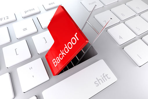 Encryption backdoor concept