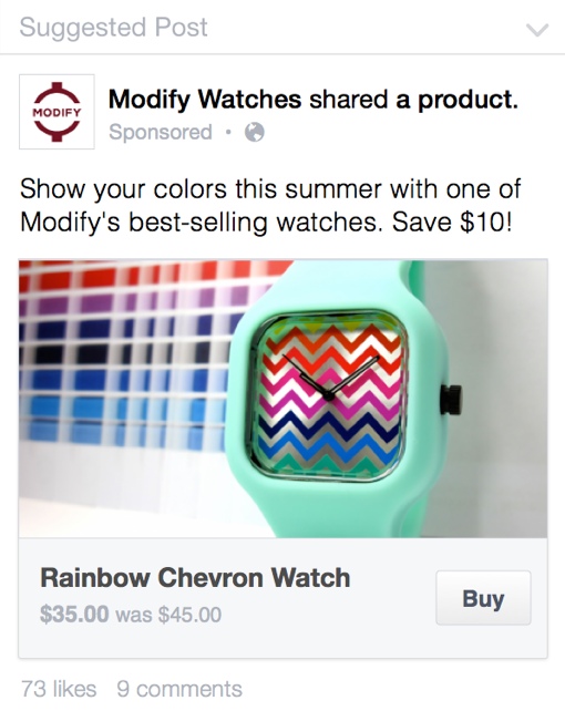 Facebook Buy button