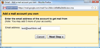 Gmail add mail account