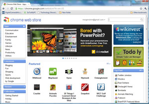 Chrome Web Store, Software