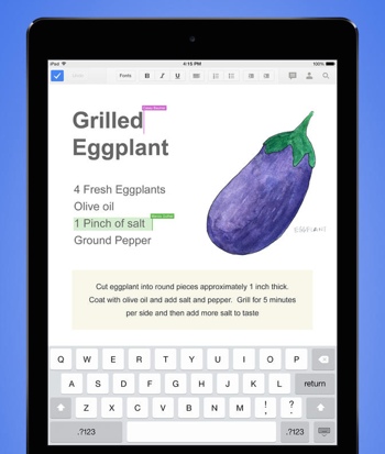 Google Docs for iPad