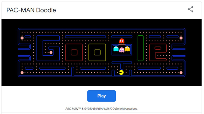 Google Doodle Pac-Man