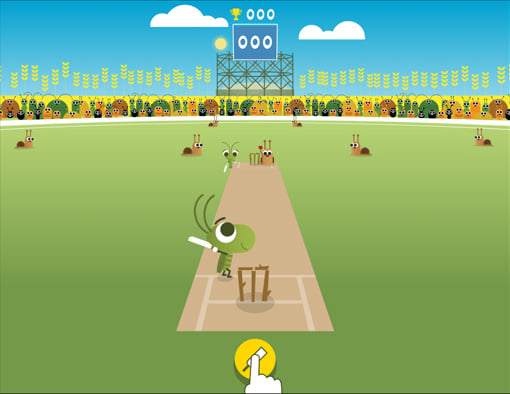 Google Doodles Cricket