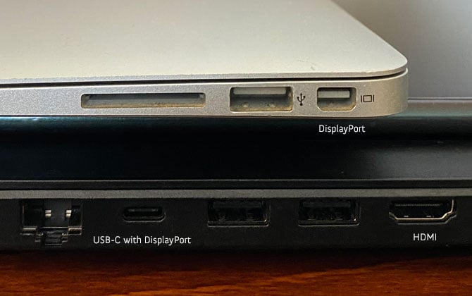 HDMI y DisplayPort