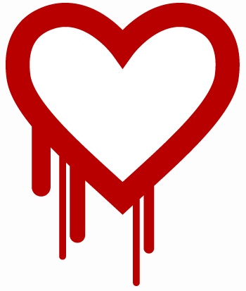 Heartbleed bug graphic