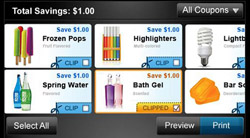 Coupons.com printer app