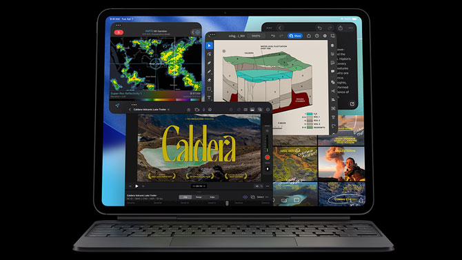 iPad Pro with M5 Chip is shown with a keyboard
