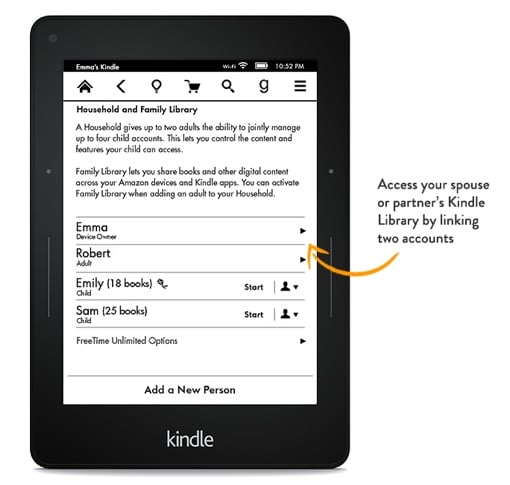 Kindle Family Sharing